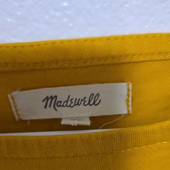 Madewell Mustard Yellow Top - Picture 2 of 5